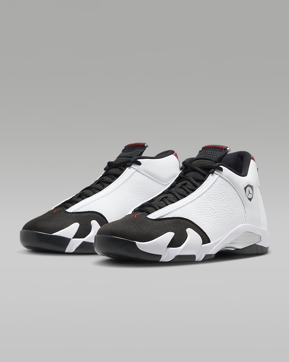 Black and red jordan 14 hot sale